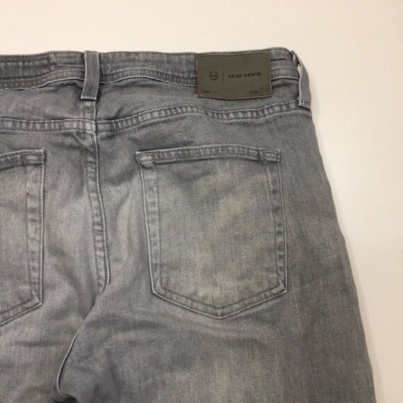 AG ADRIANO GOLDSCHMIED Gray The Tellis Modern Slim Italian Denim Jeans - Picture 11 of 15